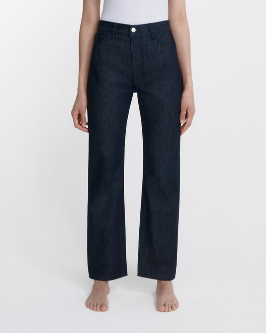 straight jean _ raw indigo denim