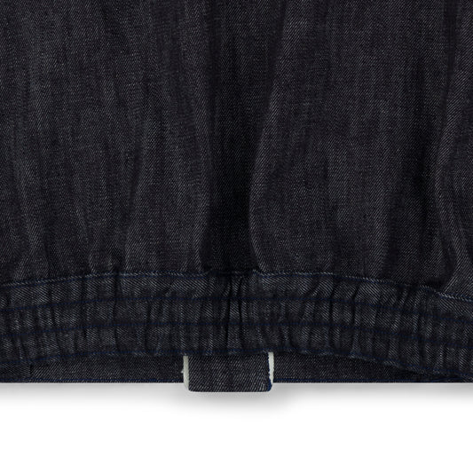 bomber jacket _ raw indigo selvedge denim