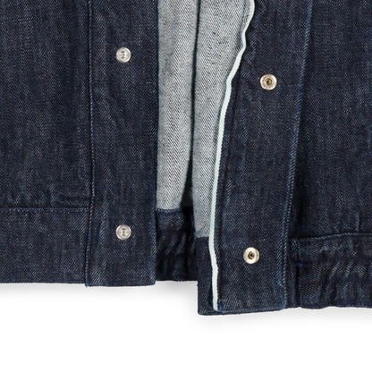 Bomber Jacket in Organic Selvedge Denim