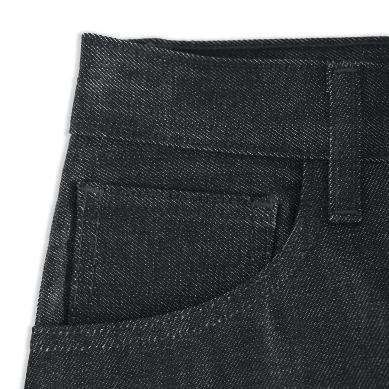 standard jean _ raw black