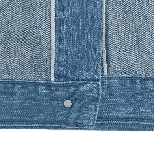 pocket jacket _ stone wash selvedge denim