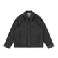 raglan jacket _ black/grey