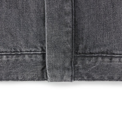 raglan jacket _ washed grey selvedge denim