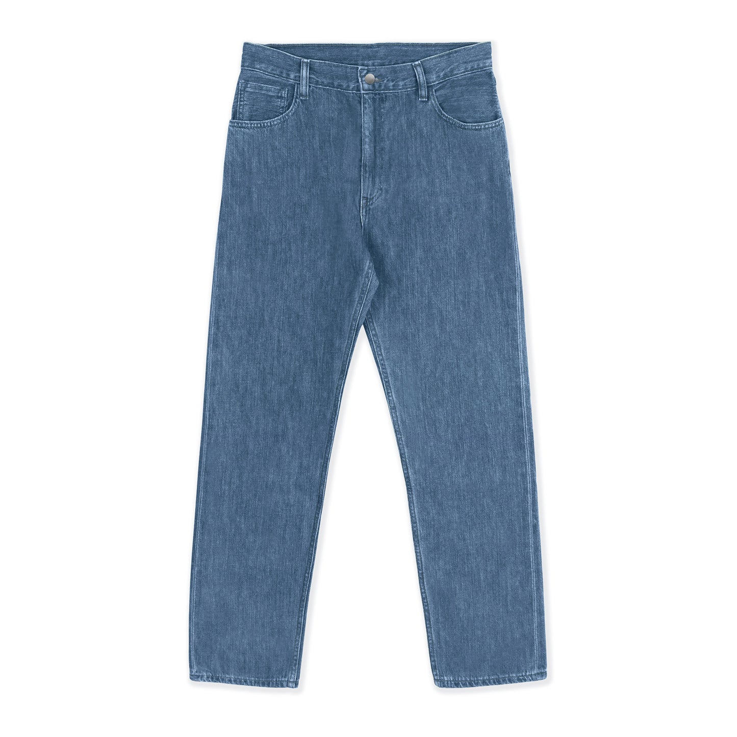 Standard Fit Organic Jean in Eco Stone Wash Selvedge Denim – non