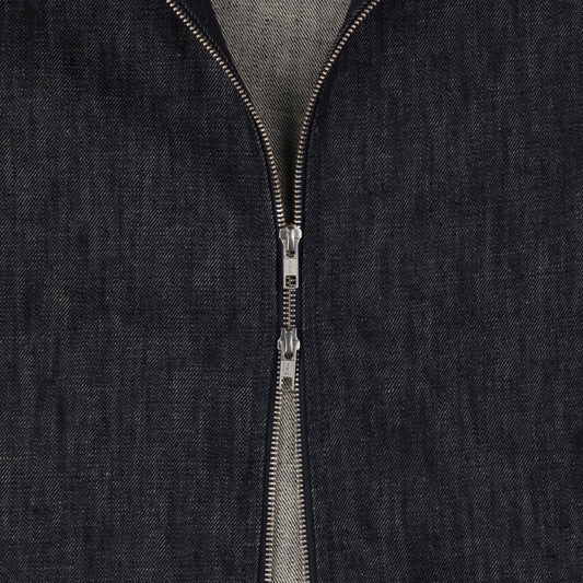 coach jacket _ raw indigo selvedge denim