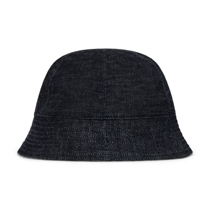reversible bucket cap _ raw indigo selvedge denim