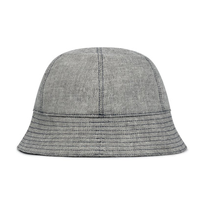 reversible bucket cap _ raw indigo selvedge denim