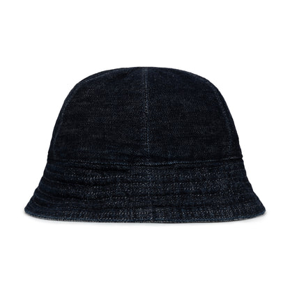 reversible bucket cap _ rinsed indigo selvedge denim
