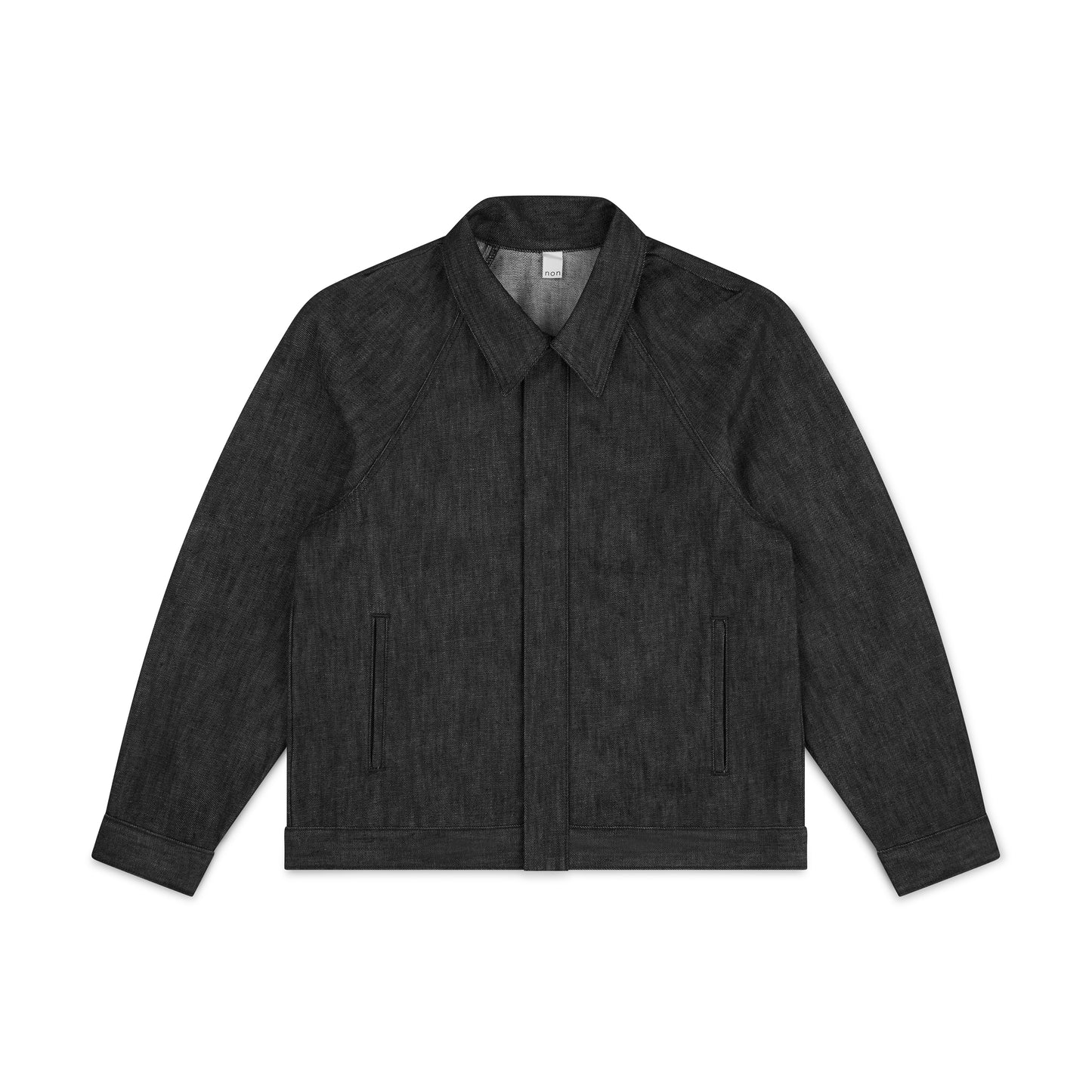 raglan jacket _ raw black