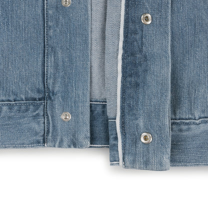 raglan jacket _ ozone wash selvedge denim