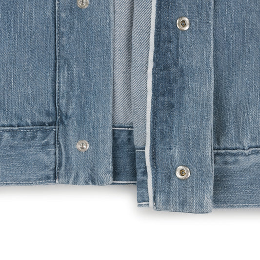raglan jacket _ ozone wash selvedge denim