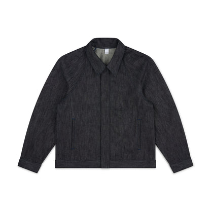 raglan jacket _ raw indigo selvedge denim