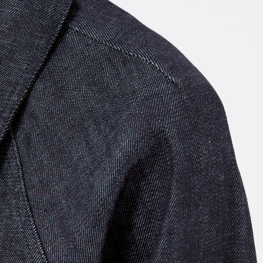 raglan jacket _ raw indigo selvedge denim