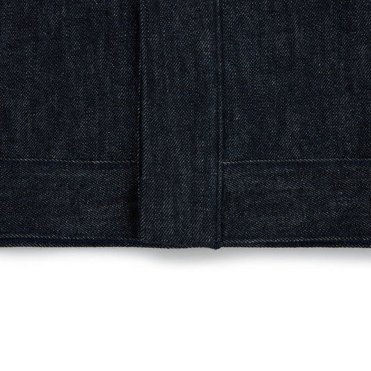 raglan jacket _ rinsed / washed indigo selvedge denim
