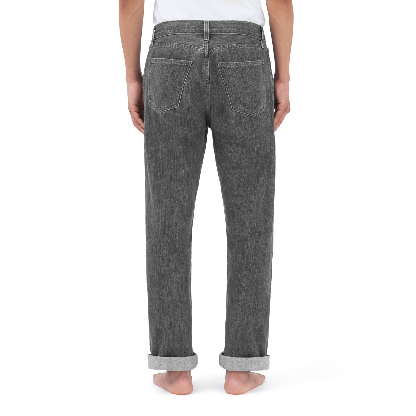 relaxed jean _ washed grey