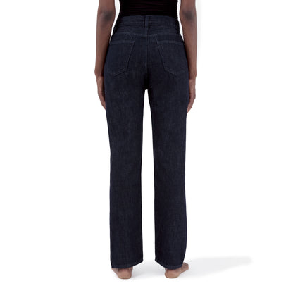 relaxed tapered  jean _ rinsed indigo selvedge denim