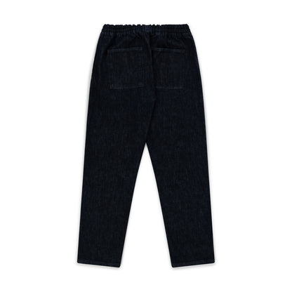 selvedge stripe track pants _ rinsed indigo