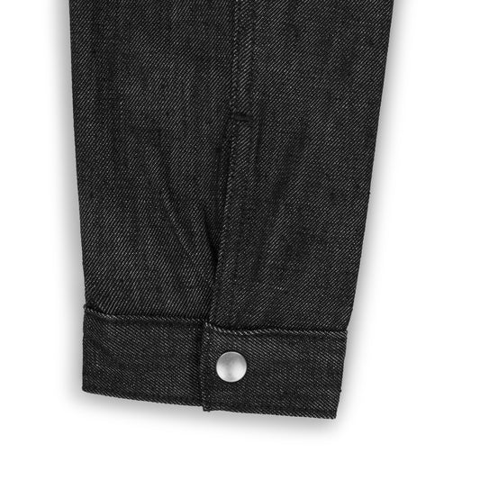 work jacket _ raw black selvedge denim