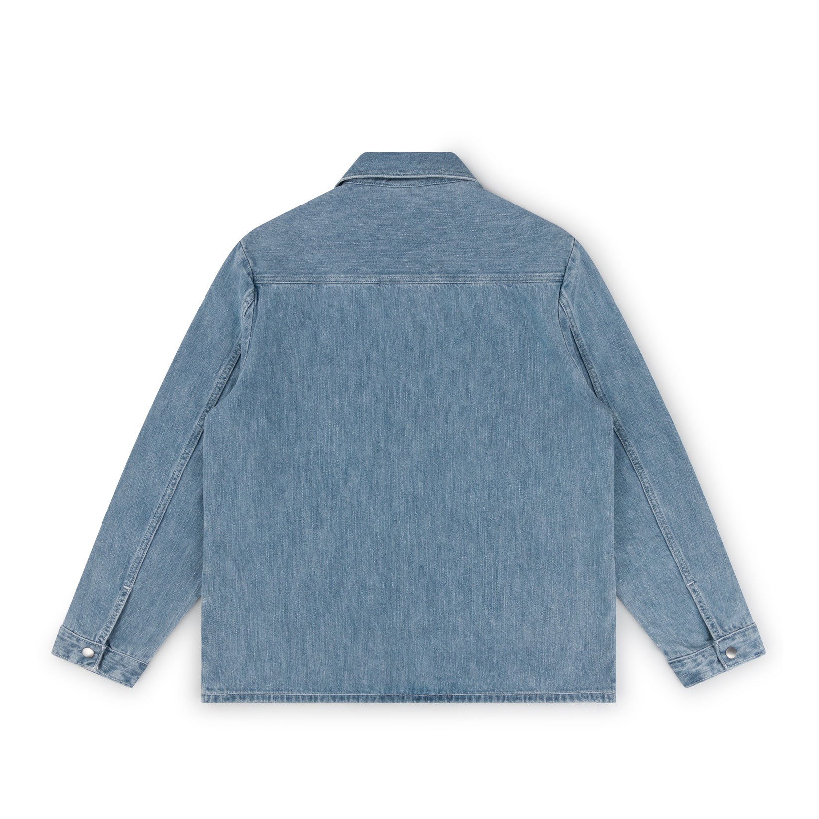 Work Jacket in Ozone Wash Selvedge Denim non