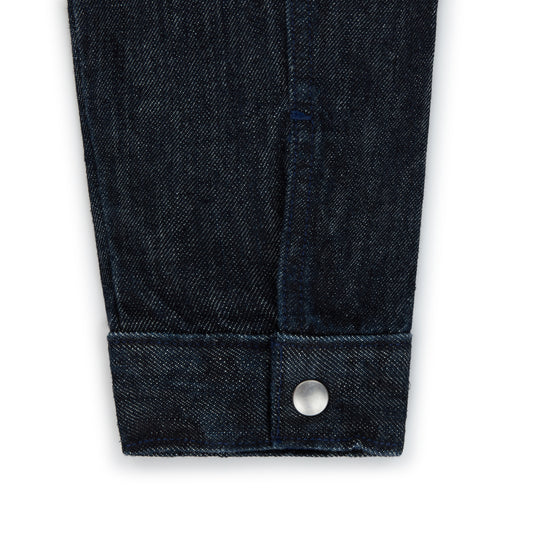 work jacket _ rinsed indigo selvedge denim